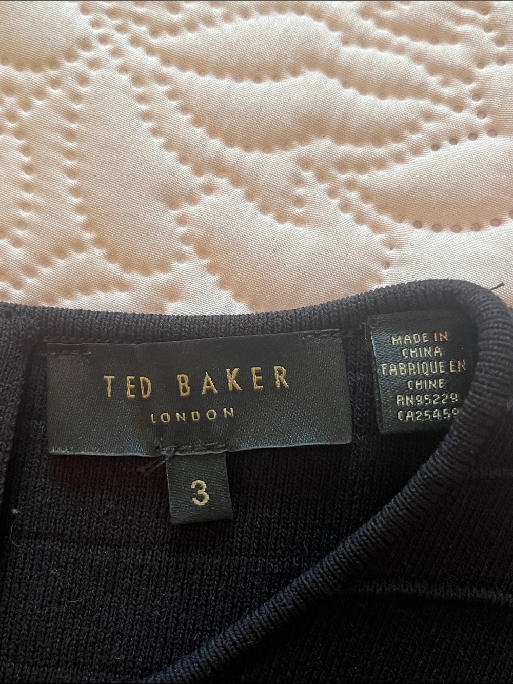Ted Baker Black Bell Sleeve Sheath Dress - Picture 11 of 15